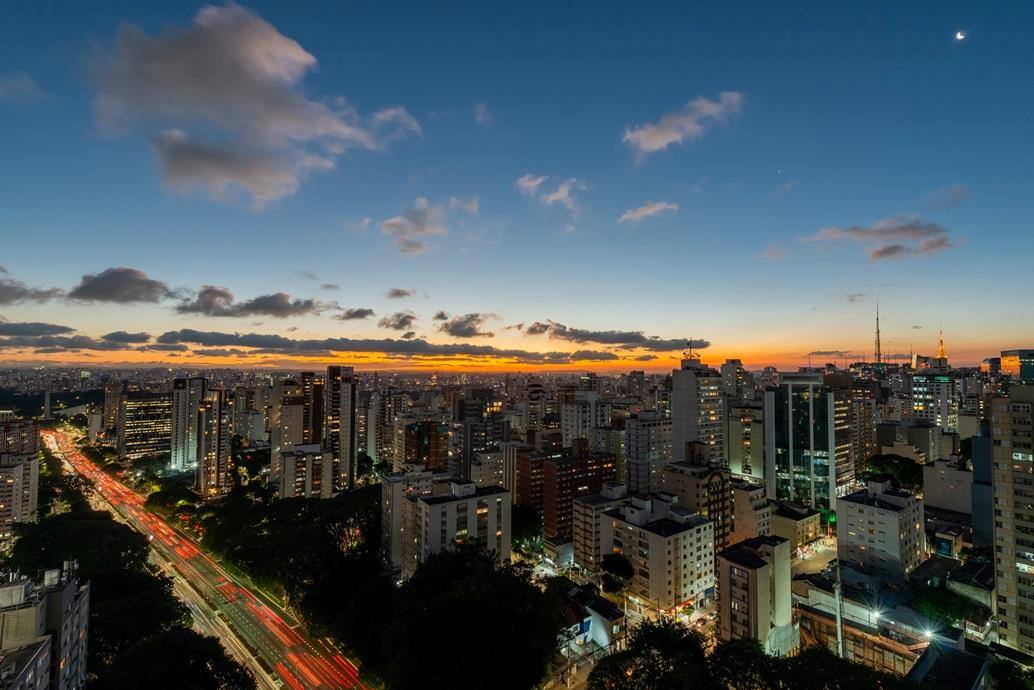 Foto área dos prédios de alto padrão SP Code 