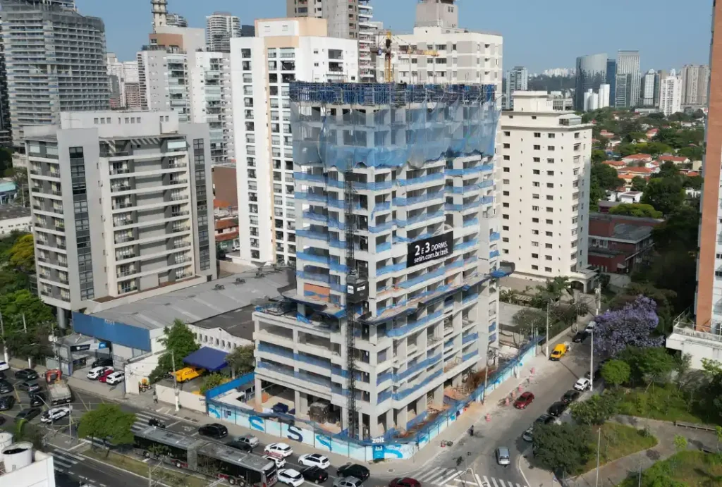 construção de um apartamento